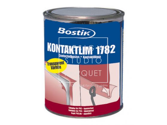 Bostik Клей контактный для мягкого и твердого ПВХ BOSTIK 1782 бесцвет.